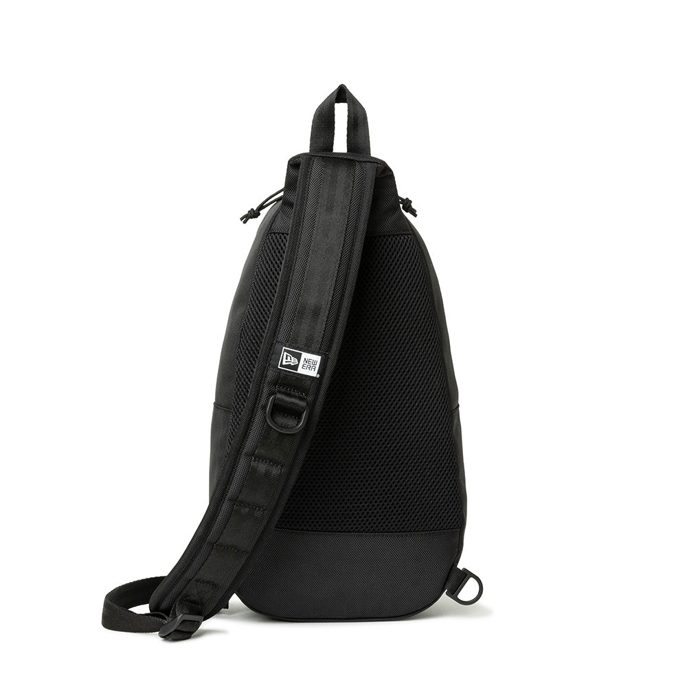 8l black sling body bag back