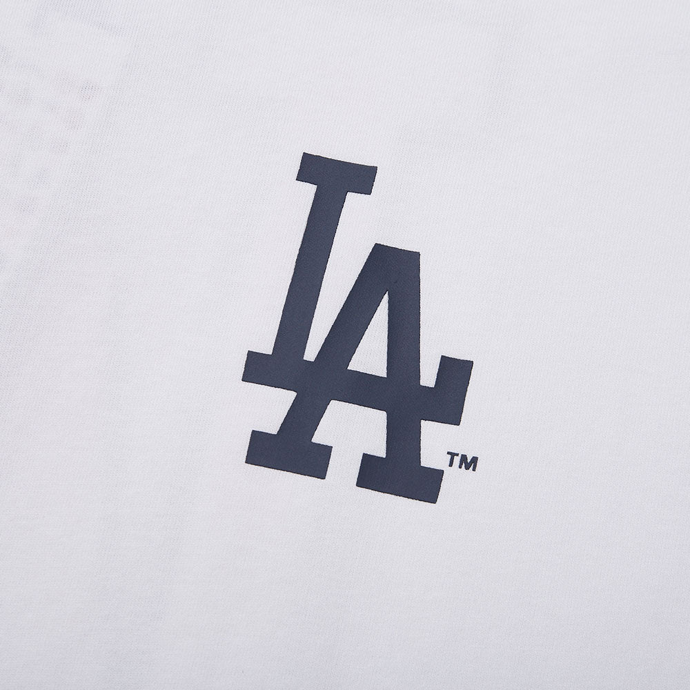 los angeles dodgers mlb chinese porcelain white short sleeve t shirt tag and close up