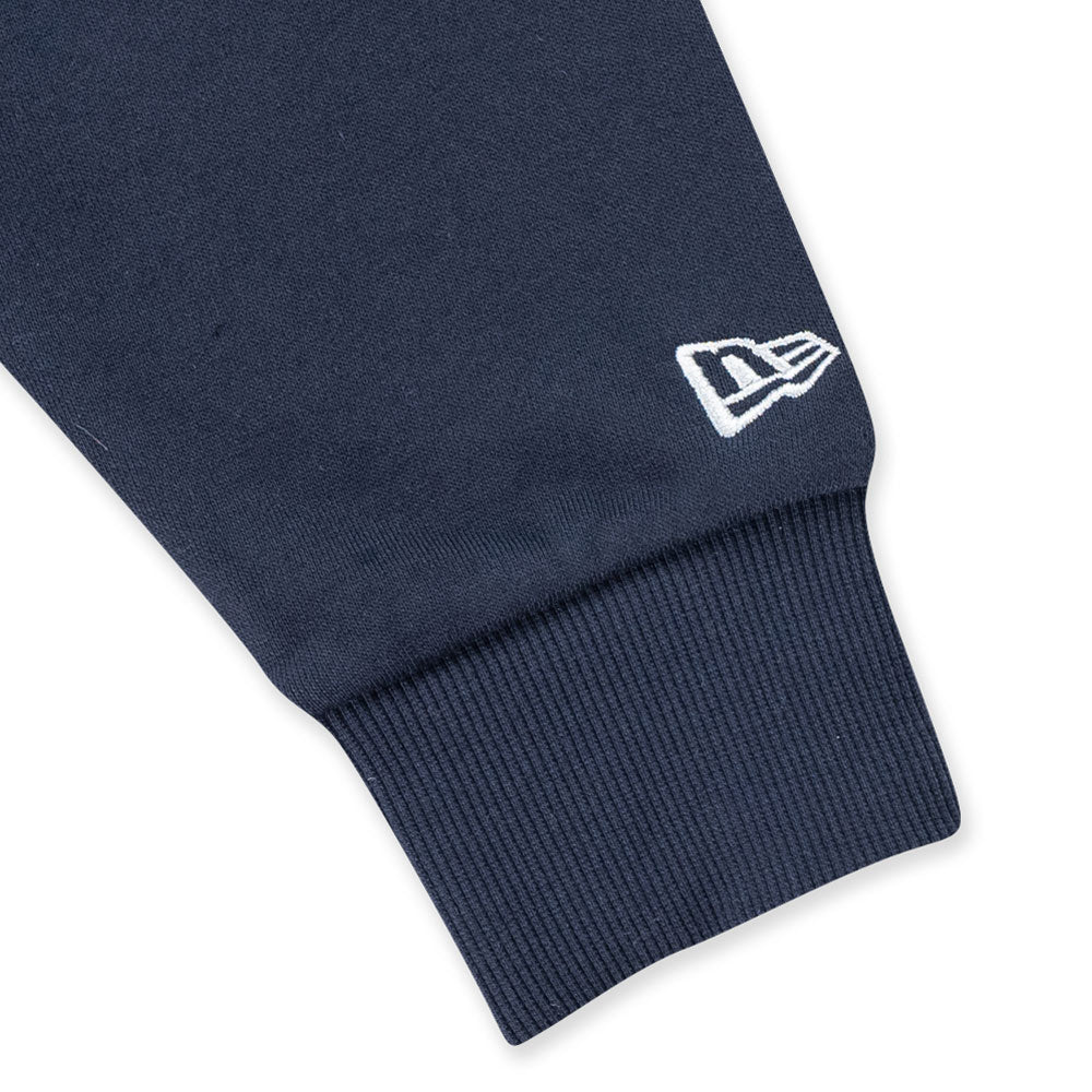 los angeles dodgers mlb timeless minimal navy zip hoodie side
