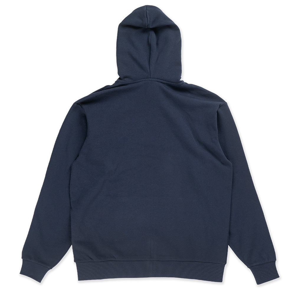 los angeles dodgers mlb timeless minimal navy zip hoodie back