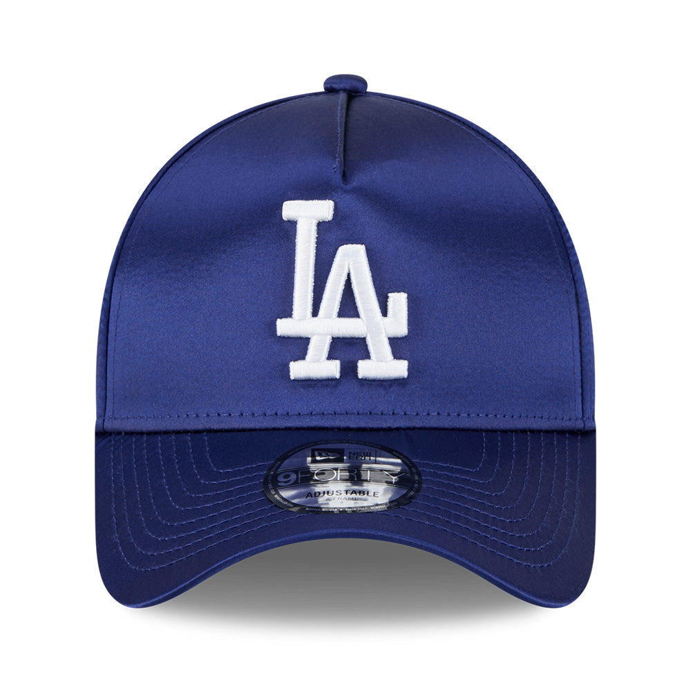 los angeles dodgers satin cooperstown dark royal 9forty a frame snapback cap opposite