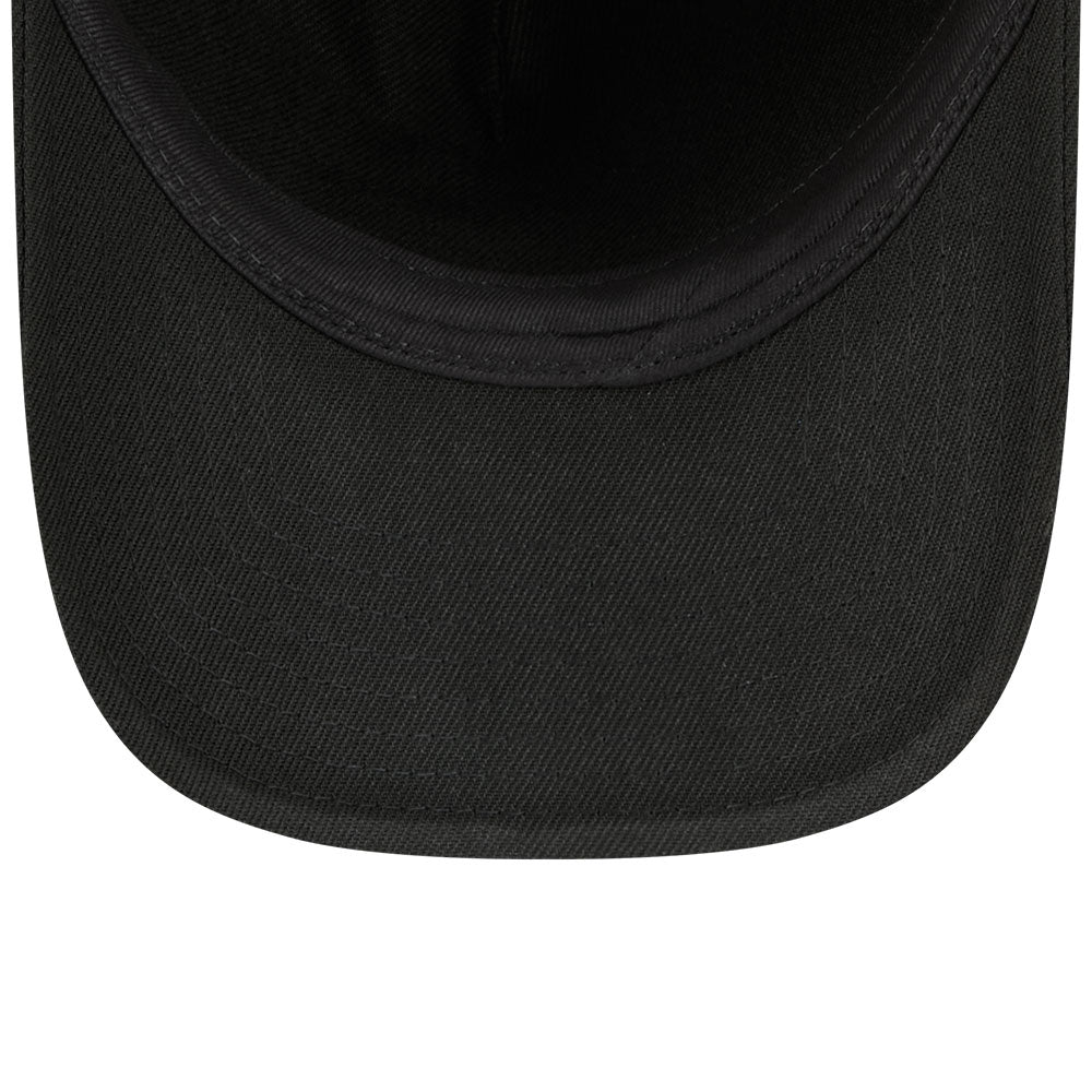 new era new york yankees metal badge ss26 black 9forty a frame adjustable cap detail and color