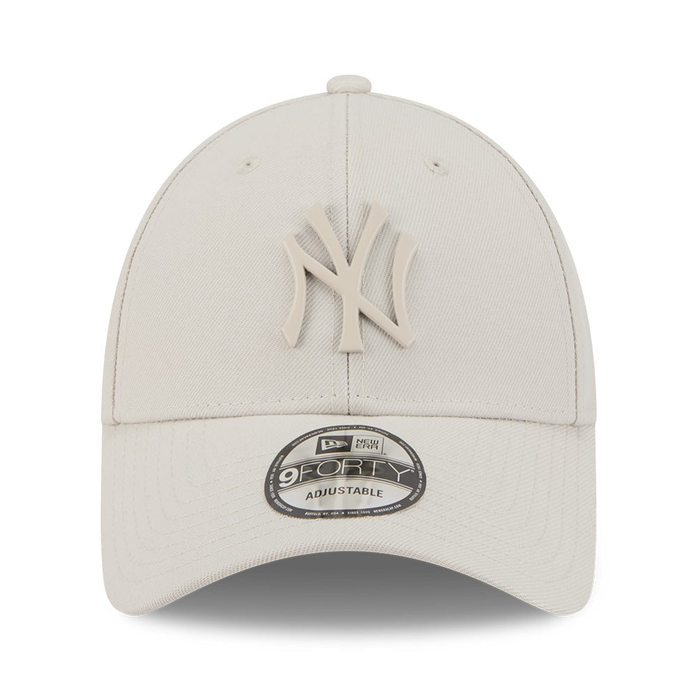 new era new york yankees metal badge ss26 stone 9forty adjustable cap opposite