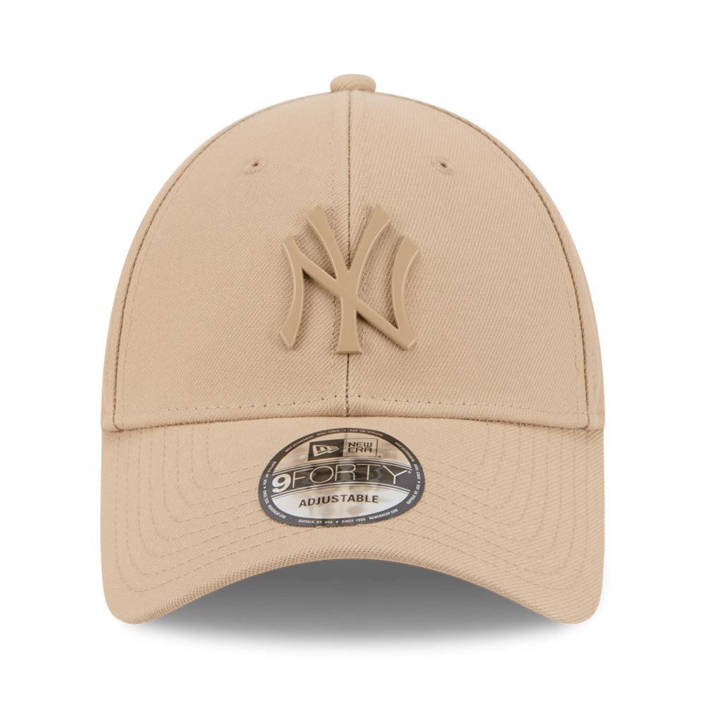 new era new york yankees metal badge ss26 camel 9forty adjustable cap opposite