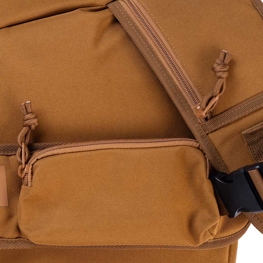 wordmark urban core khaki sling bag side