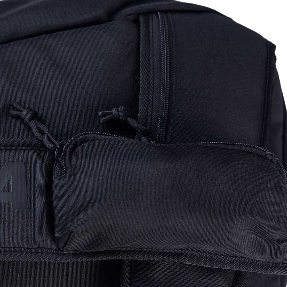 wordmark urban core black sling bag tag and close up