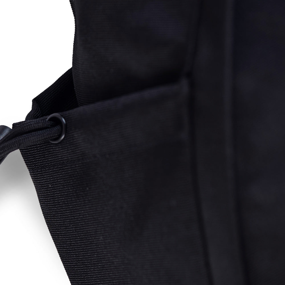 wordmark urban core black sling bag side