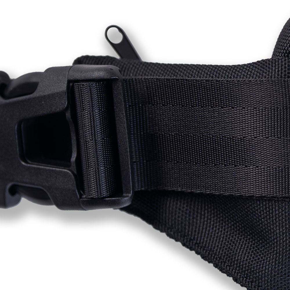 Outdoor Mountain Logo SS26 Black Explorer Waist Bag