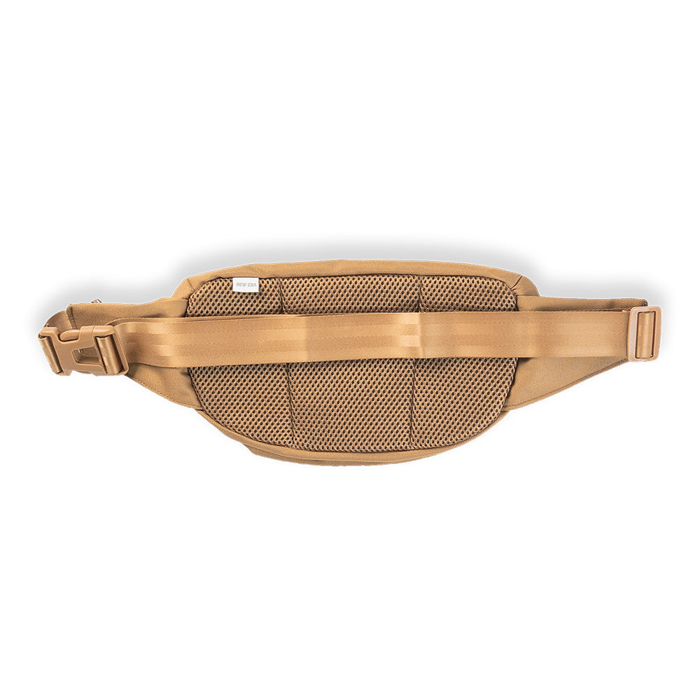Outdoor Mountain Logo SS26 Camel Suede Explorer Waist Bag