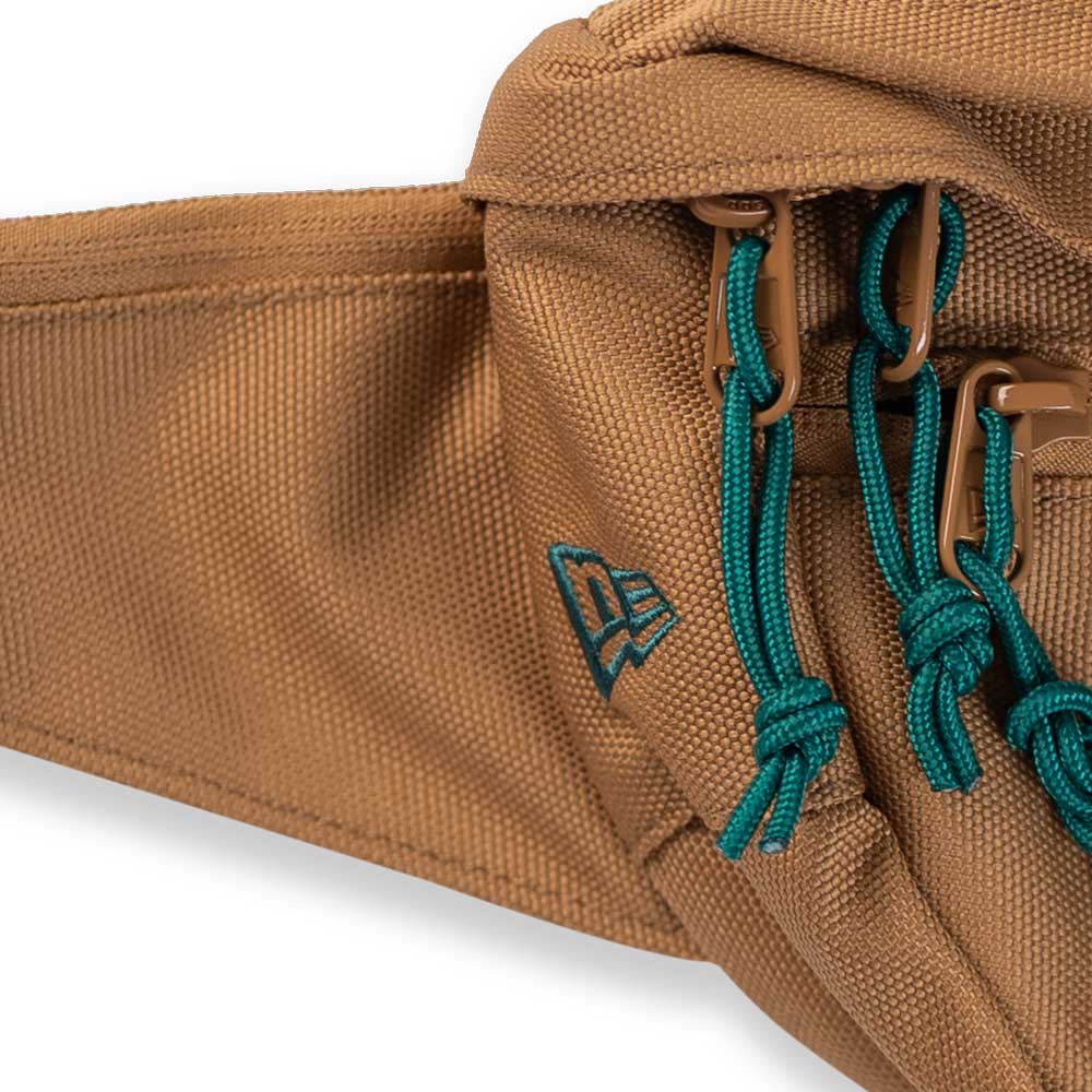 Outdoor Mountain Logo SS26 Camel Suede Explorer Waist Bag