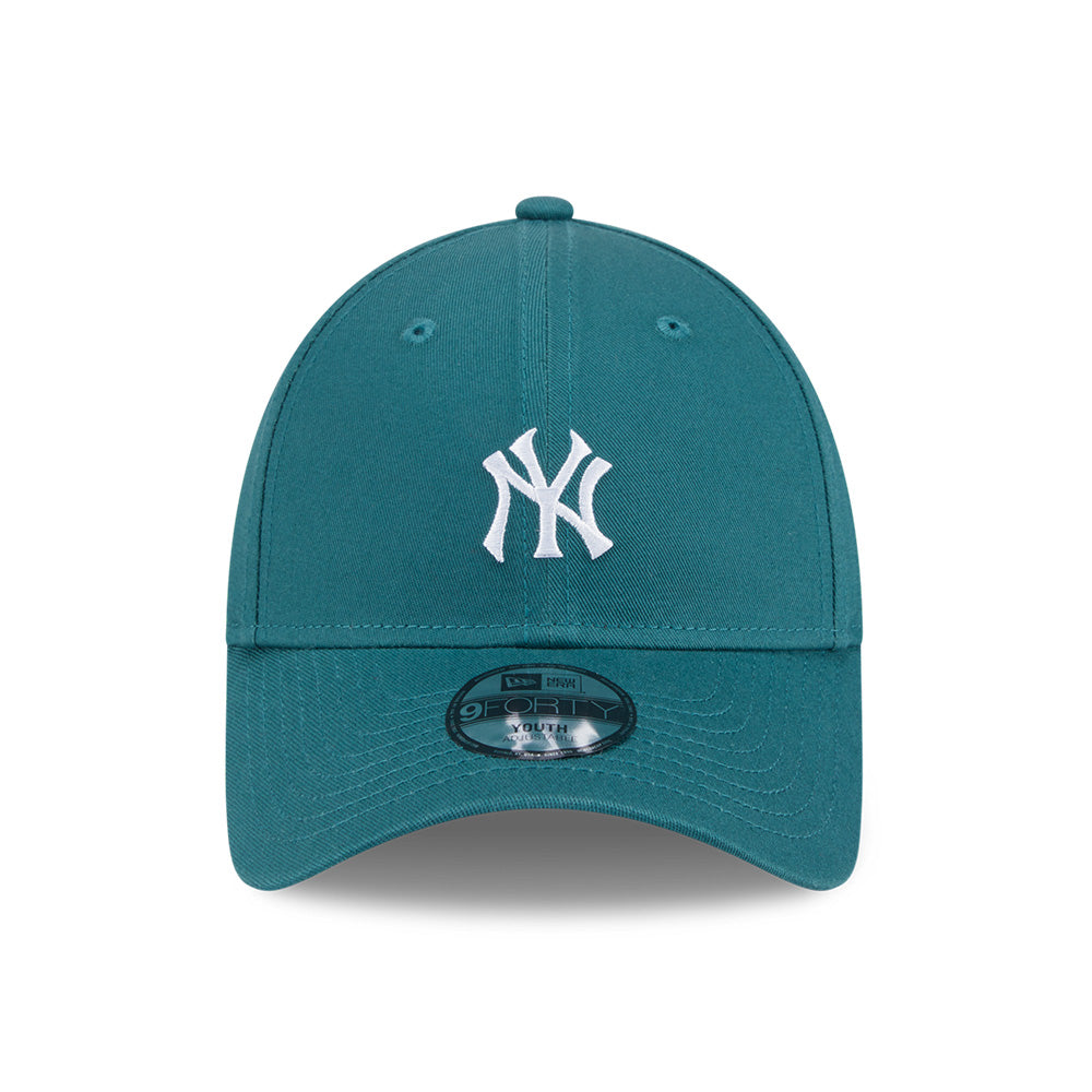 new era new york yankees color era ss26 pine needle green youth 9forty adjustable cap opposite