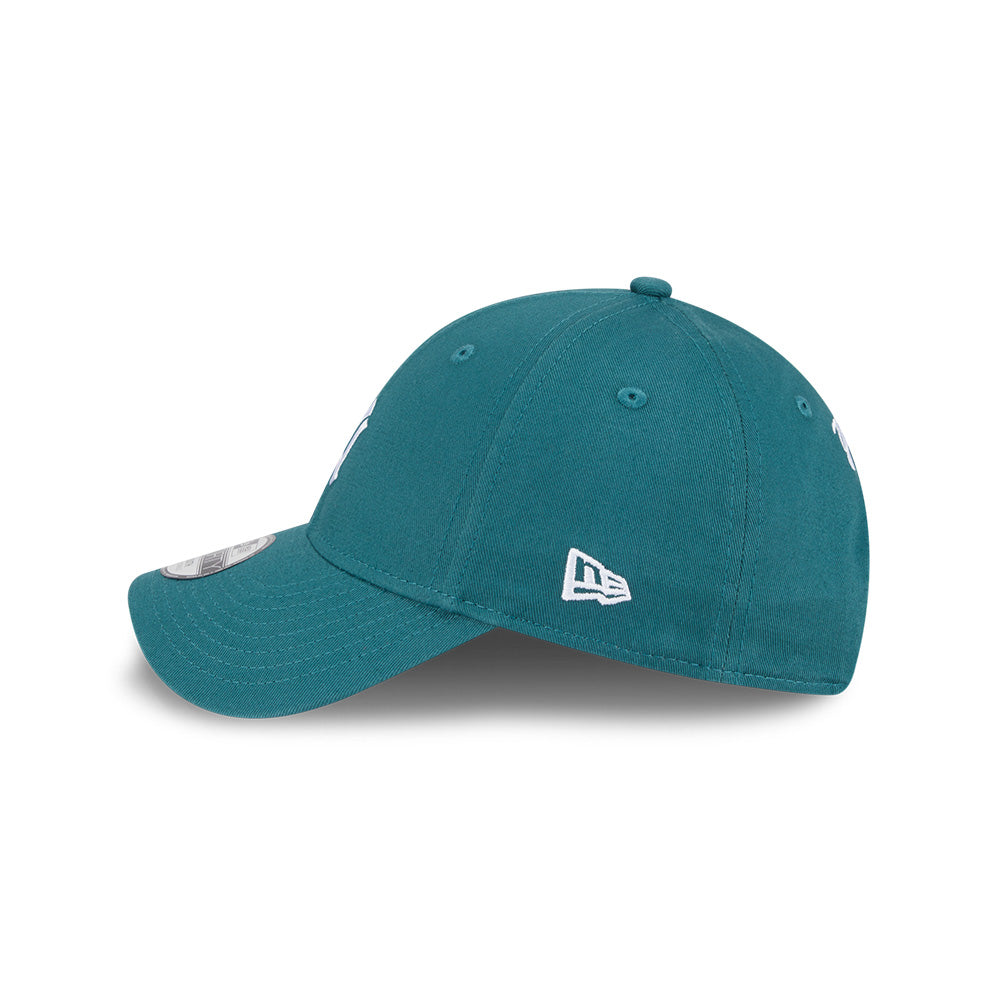new era new york yankees color era ss26 pine needle green youth 9forty adjustable cap side