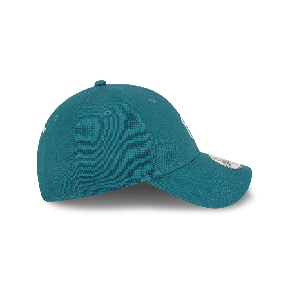 new era new york yankees color era ss26 pine needle green youth 9forty adjustable cap opposite side or other angle view