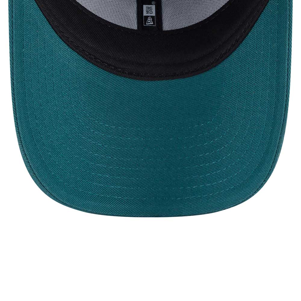 new era new york yankees color era ss26 pine needle green youth 9forty adjustable cap detail and color