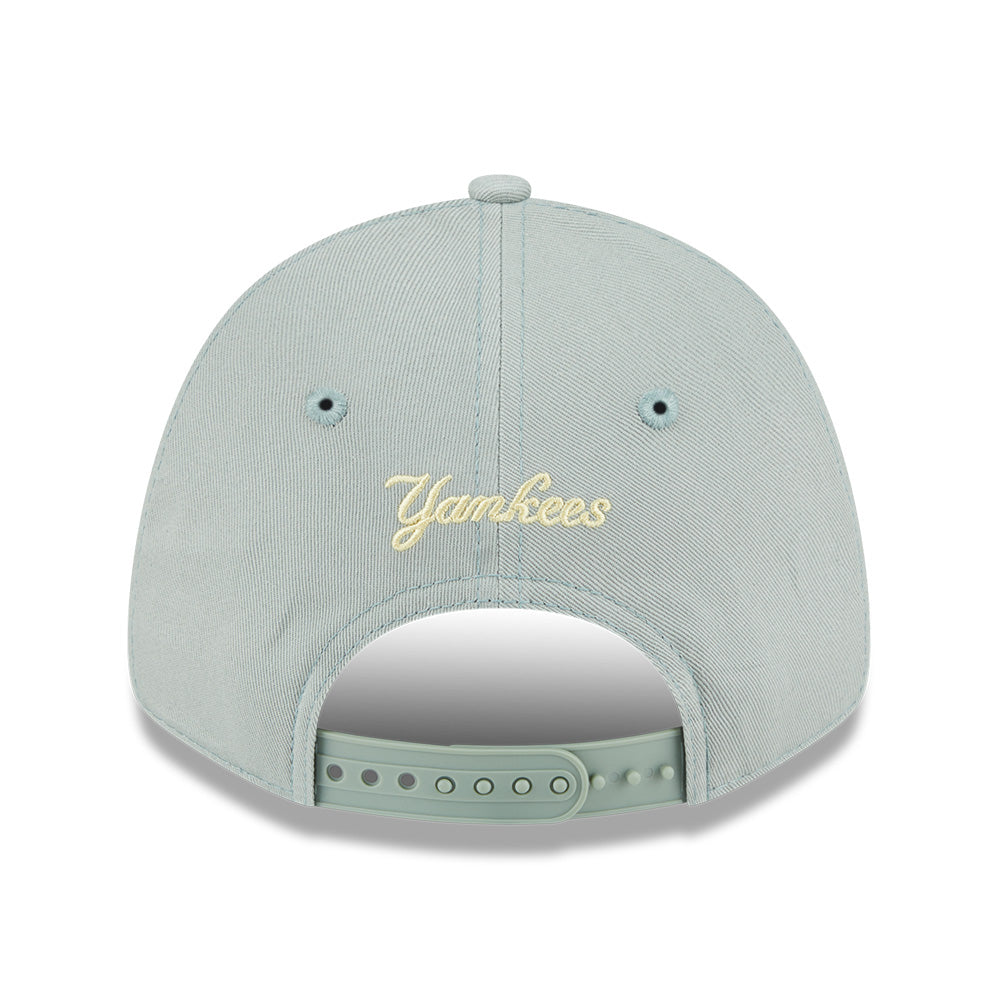 new york yankees color era ss26 everest green youth 9forty adjustable cap back angle