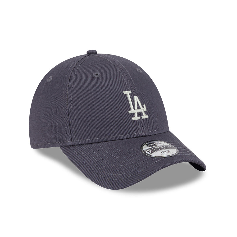 los angeles dodgers color era ss26 graphite youth 9forty adjustable cap logo and print