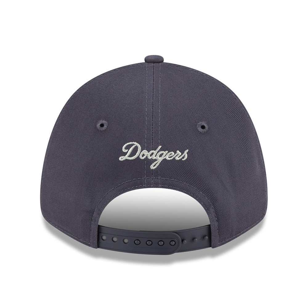 los angeles dodgers color era ss26 graphite youth 9forty adjustable cap back angle