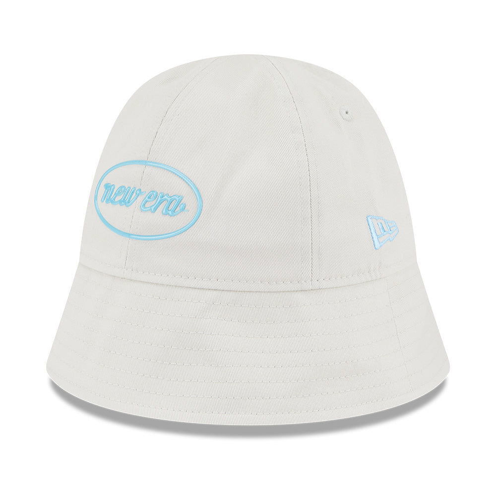 new era script jelly pack vintage stone explorer sailor brim bucket hat side angle