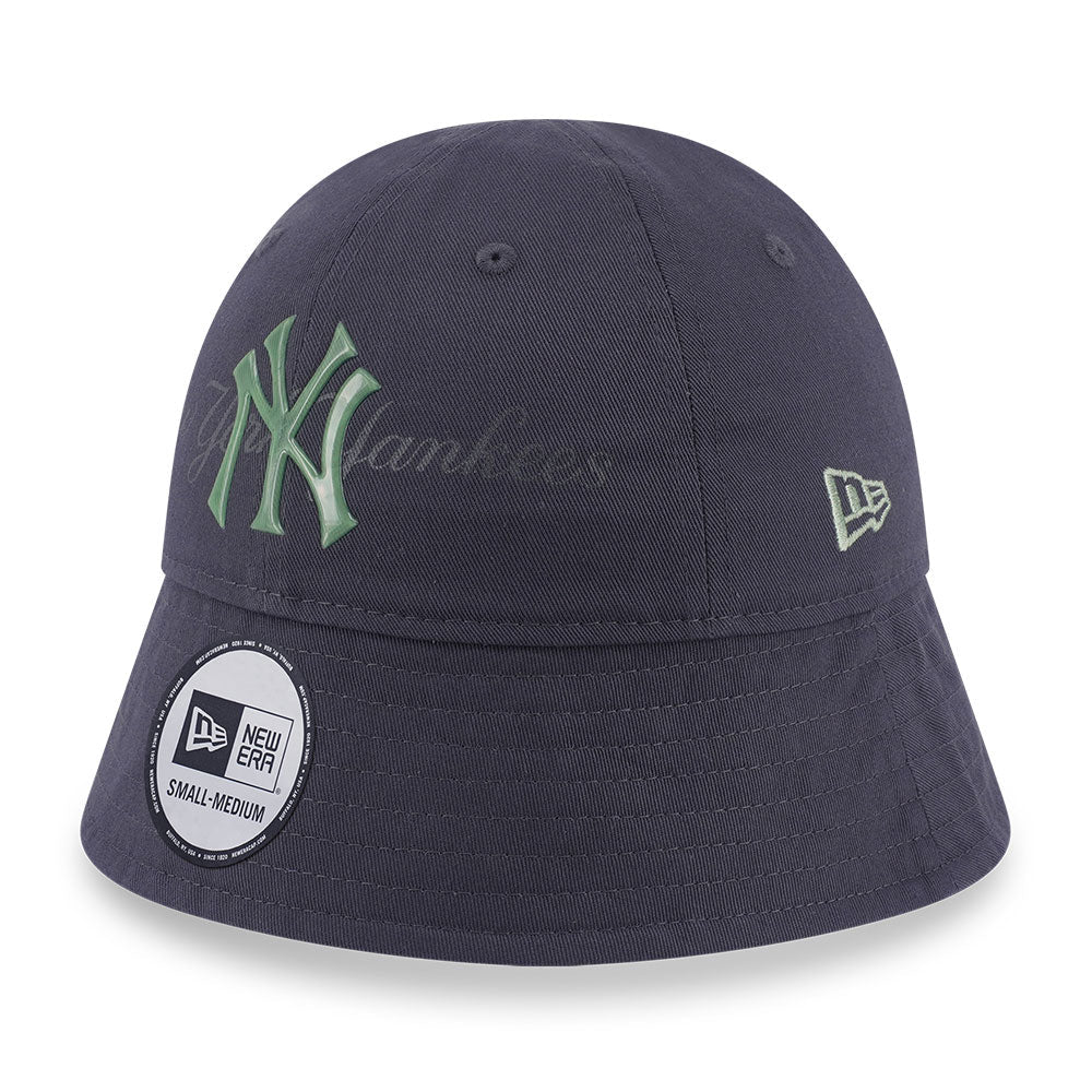 new era new york yankees jelly pack graphite explorer sailor brim bucket hat side