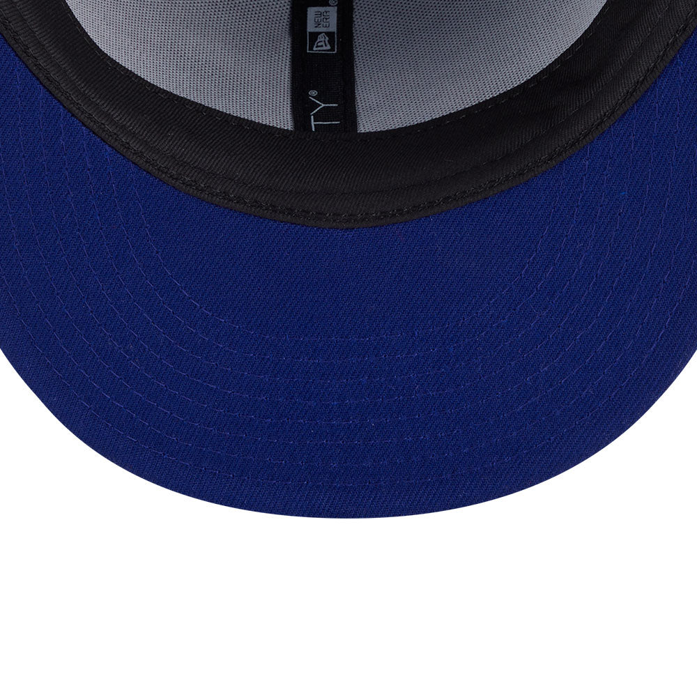 new era los angeles dodgers cartoon dark royal 9fifty snapback cap detail and color