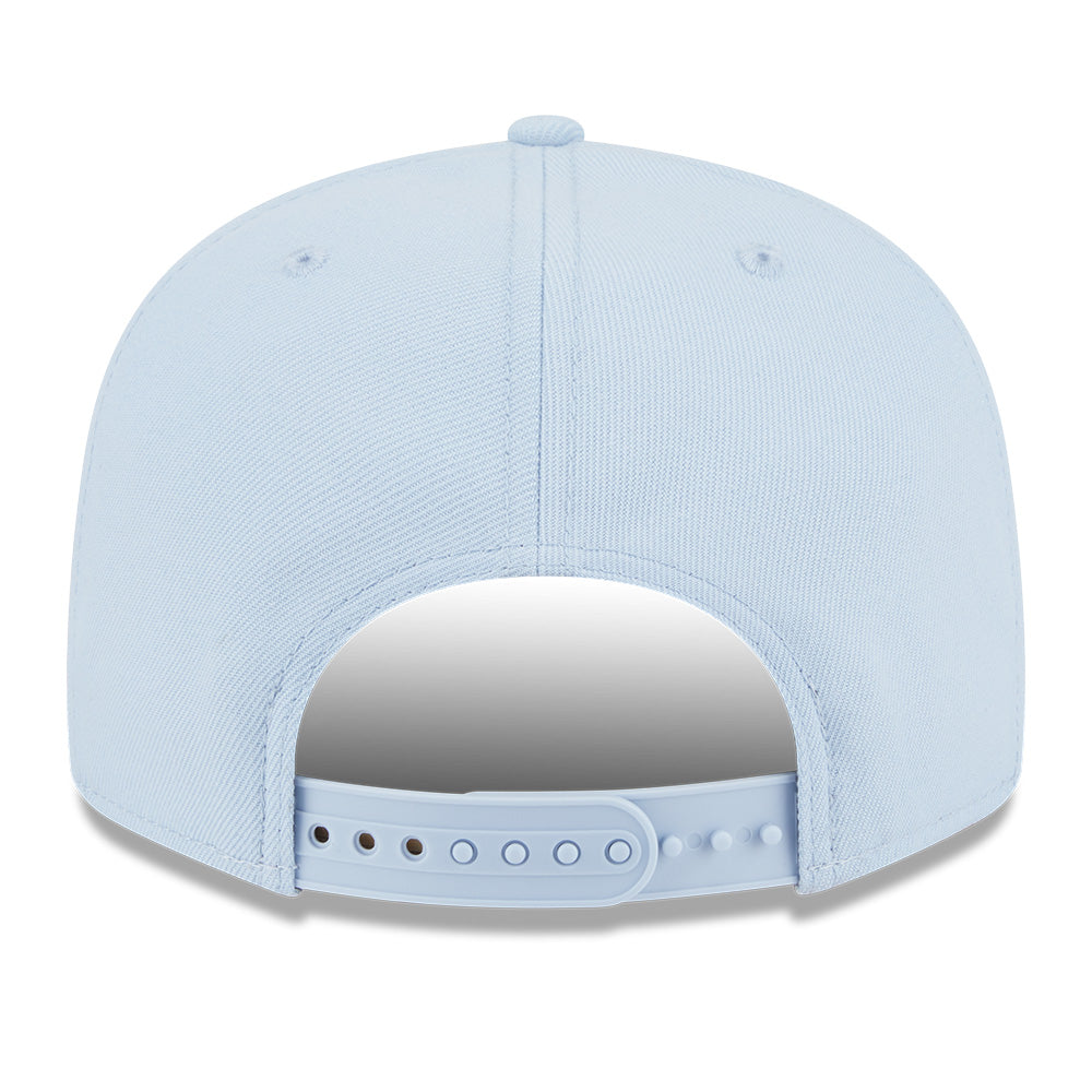 new era los angeles angels major league baseball cartoon soft blue 9fifty snapback cap angle