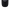 Close-up of the front of a black baseball cap with a gray embroidered patch on the crown, isolated on a white background.