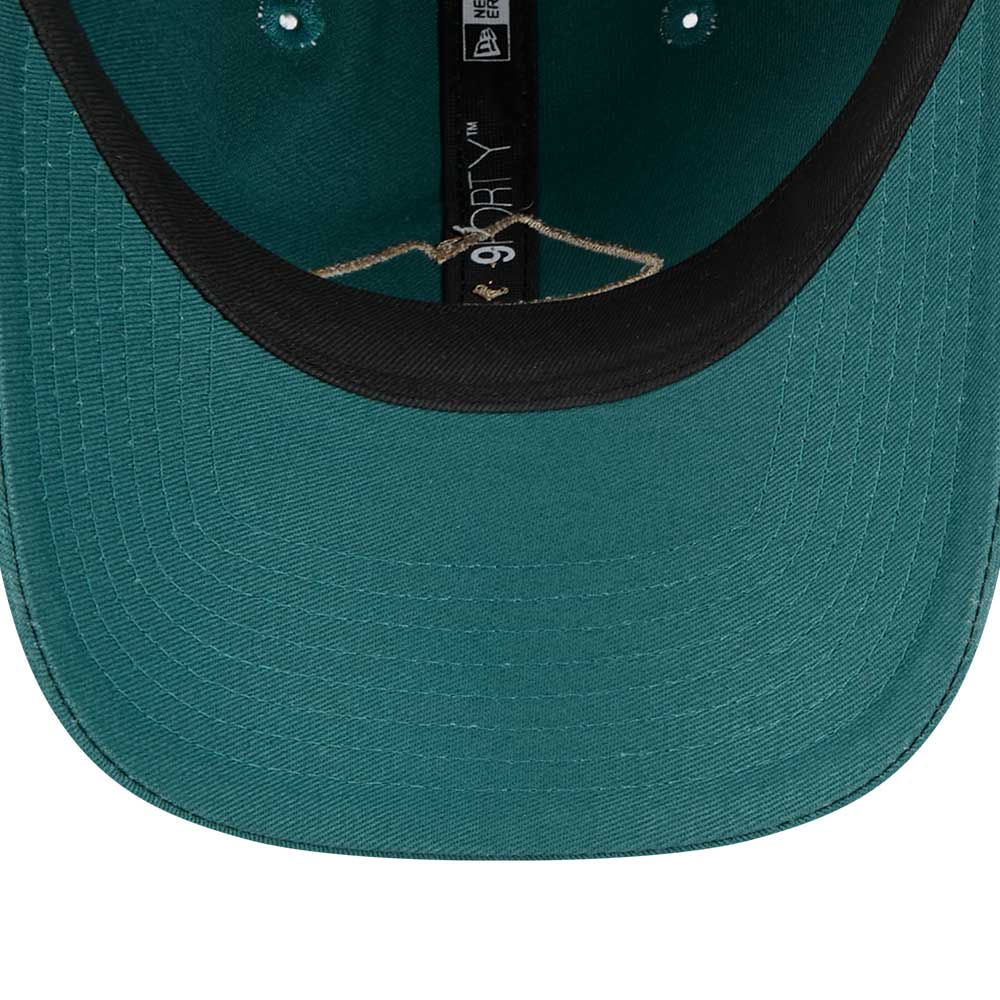 new era outdoor mountain logo pine needle green 9forty unstructured adjustable cap opposite