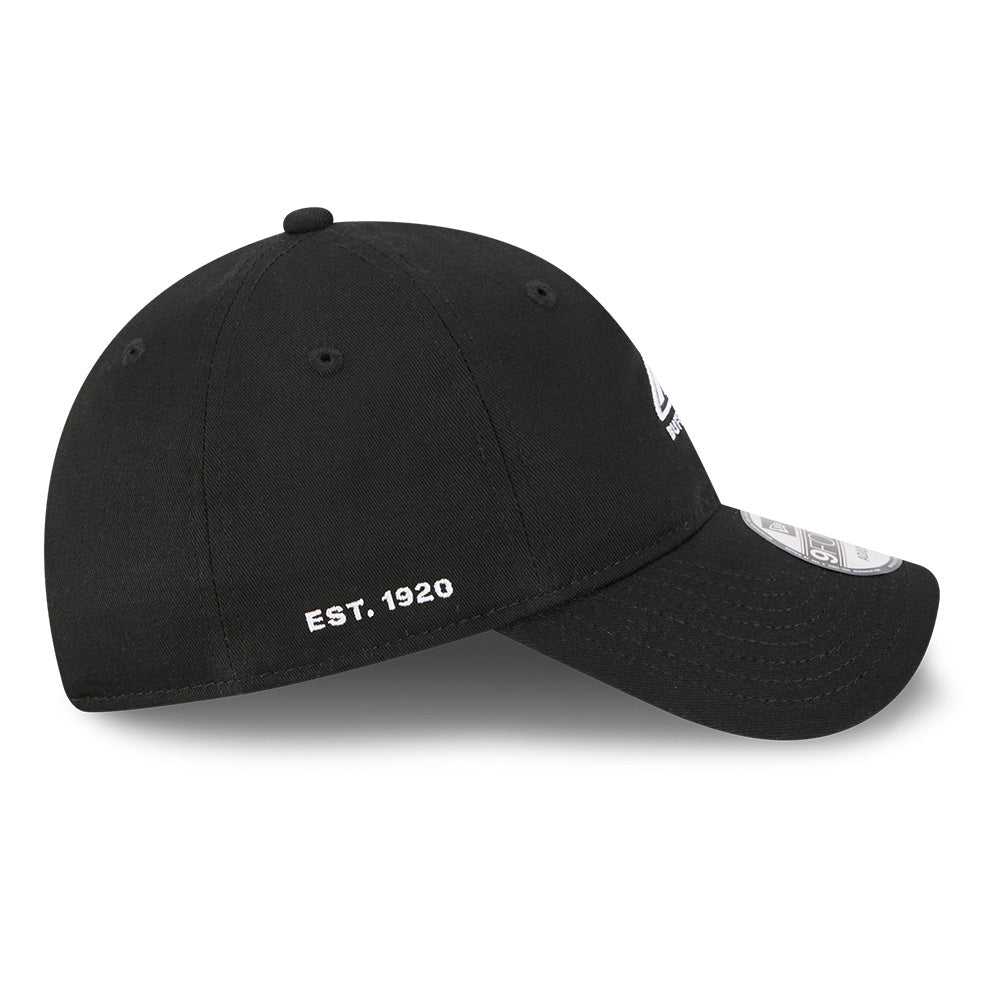 new era outdoor mountain logo black 9forty unstructured adjustable cap angle