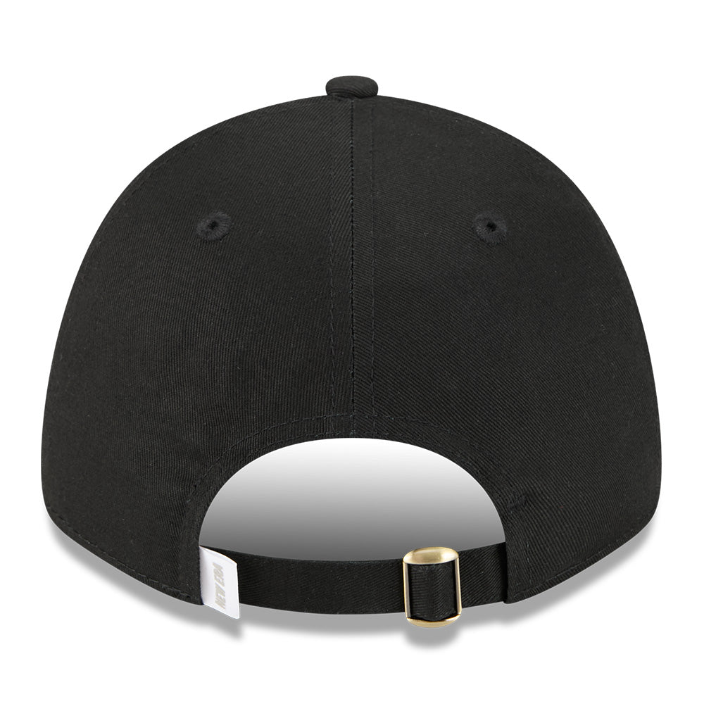 new era outdoor mountain logo black 9forty unstructured adjustable cap detail and color