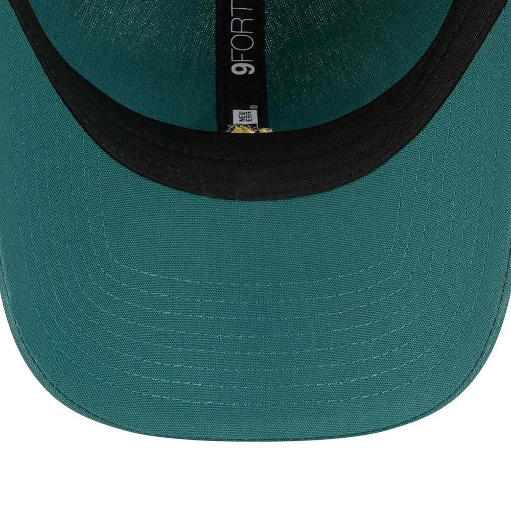 new era mini mountain logo ss26 pine needle green 9forty unstructured adjustable cap opposite