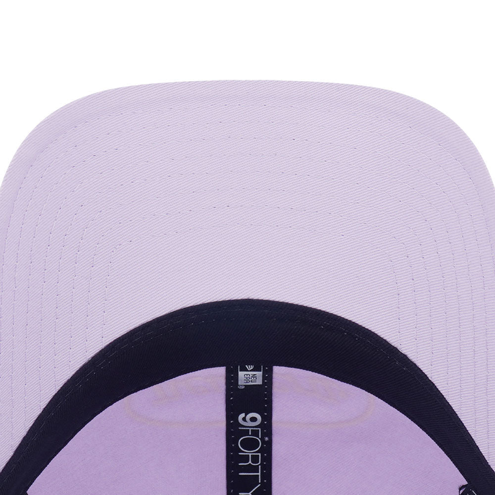 new era script jelly pack pastel lilac 9forty unstructured adjustable cap font