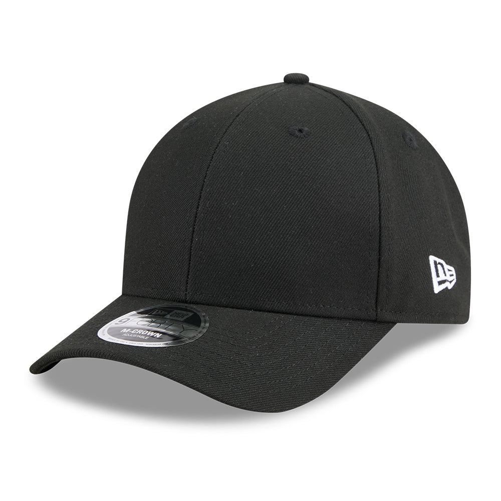 new era wordmark basic ss26 silver snow 9forty m crown adjustable cap side