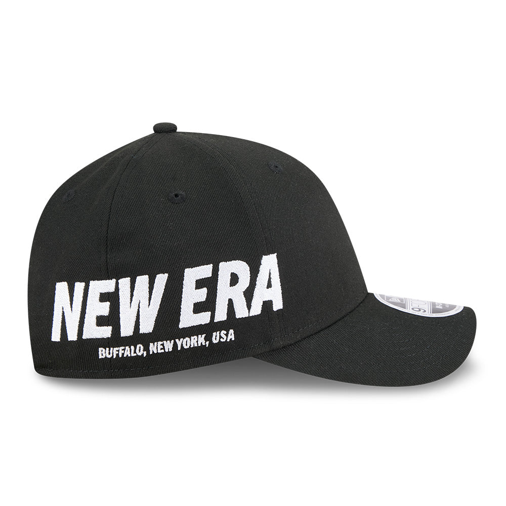 new era wordmark basic ss26 silver snow 9forty m crown adjustable cap angle