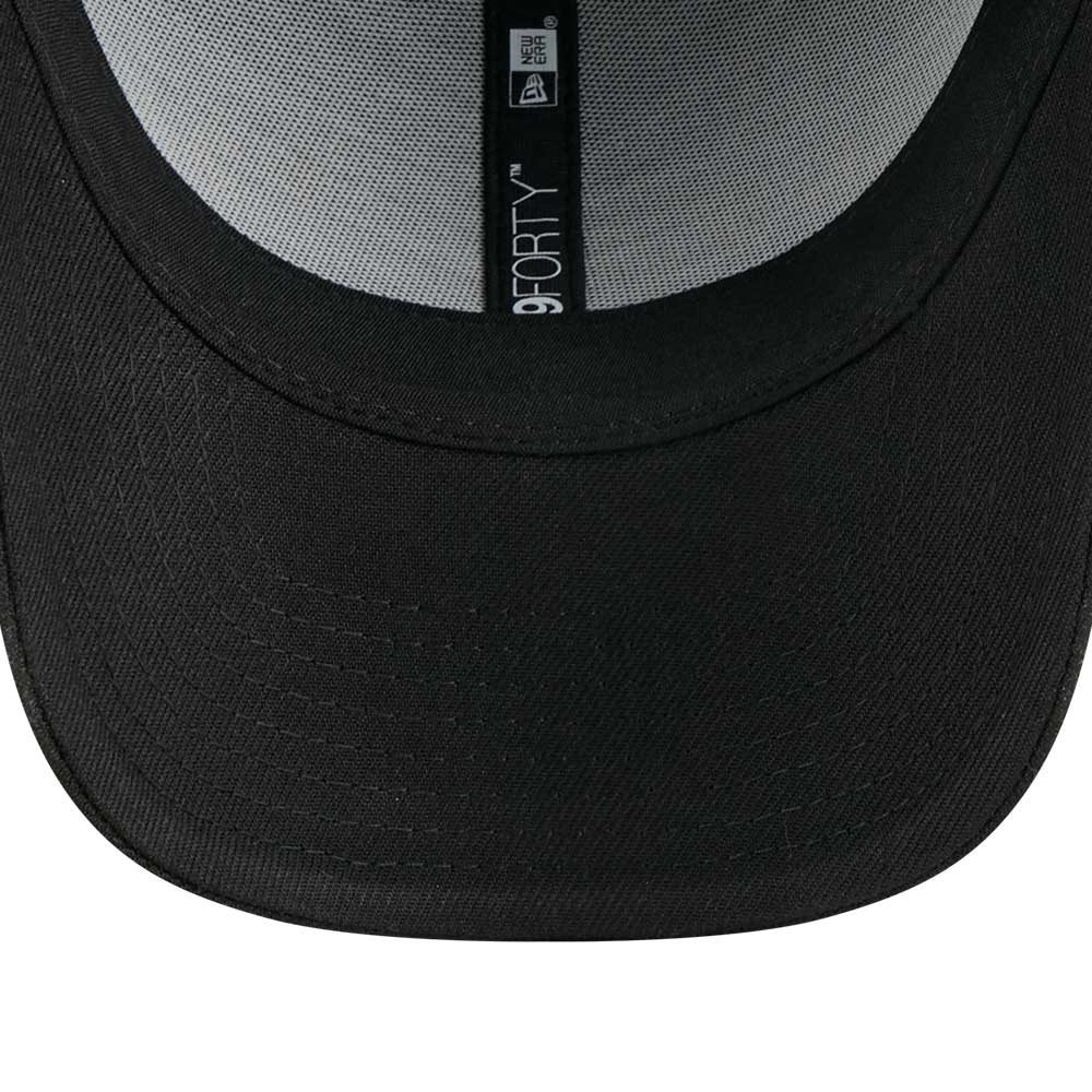 new era wordmark basic ss26 silver snow 9forty m crown adjustable cap opposite