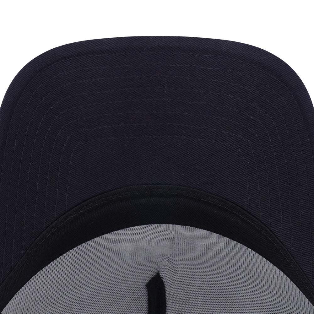 New Era Raffia Black 9FORTY A-Frame Trucker Cap