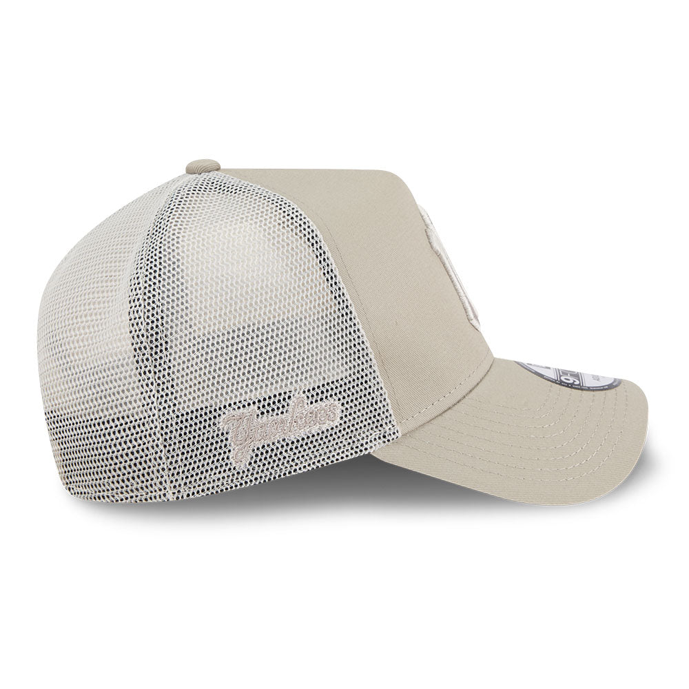 new era new york yankees color era ss26 pebble 9forty a frame trucker adjustable cap opposite side or other angle view