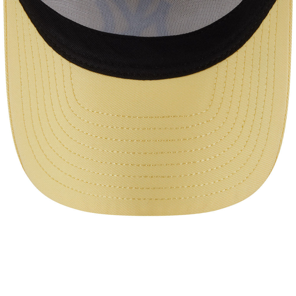 new york yankees color era ss26 baby yellow white 9forty a frame trucker cap detail and color