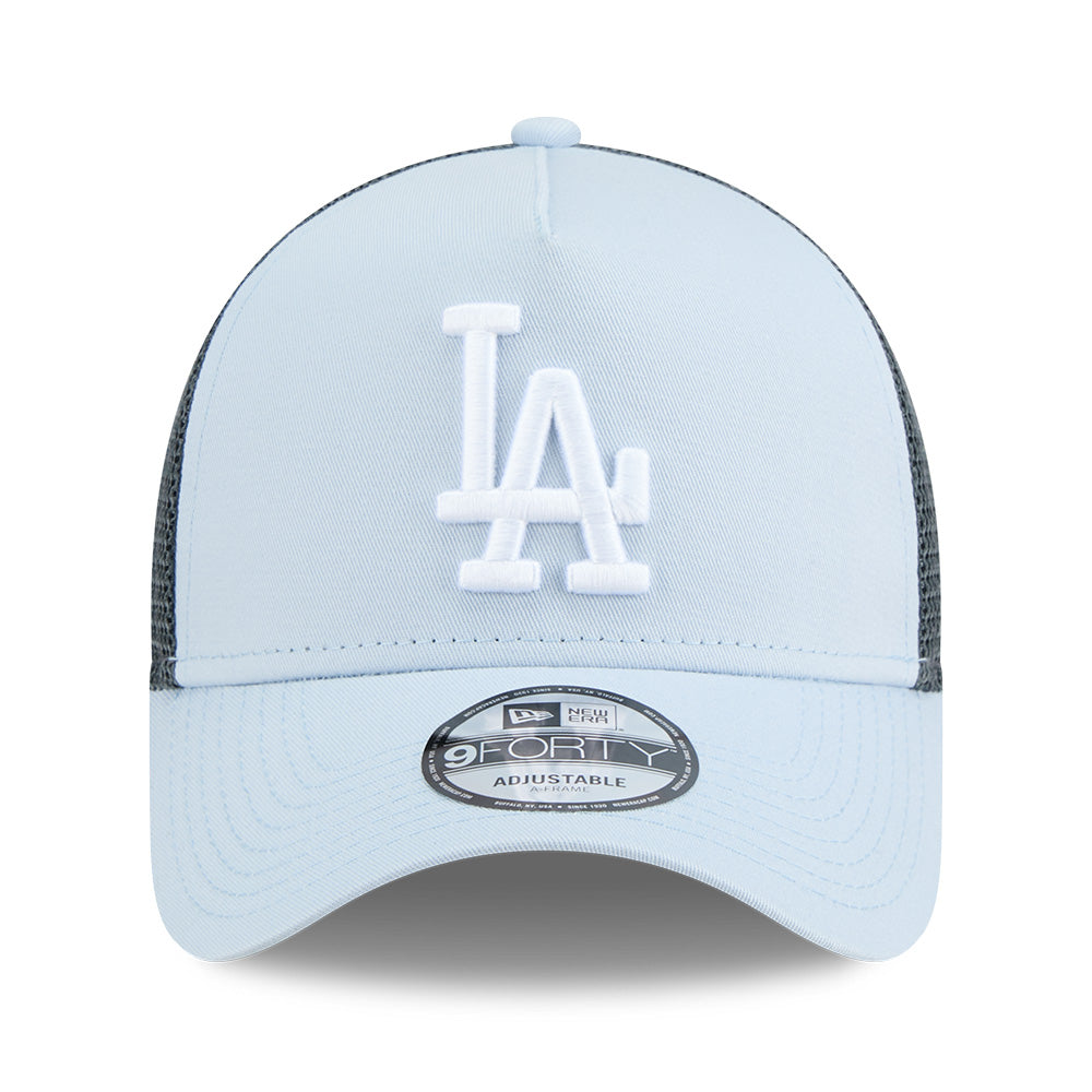 new era los angeles dodgers color era ss26 soft blue multi 9forty trucker a frame adjustable cap opposite