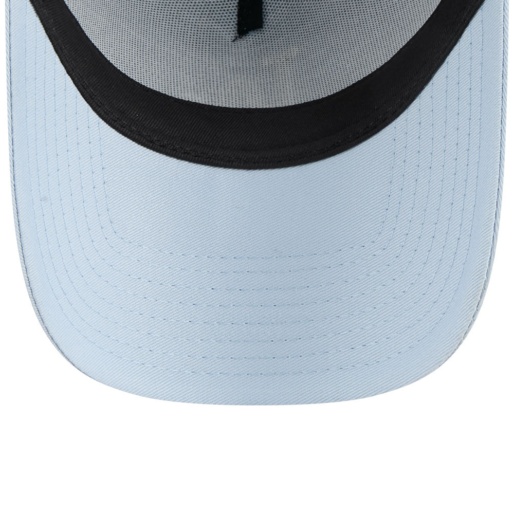 new era los angeles dodgers color era ss26 soft blue multi 9forty trucker a frame adjustable cap detail and color