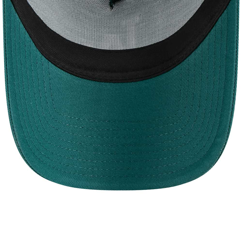 new era los angeles dodgers color era ss26 pine needle green 9forty trucker a frame adjustable cap detail and color