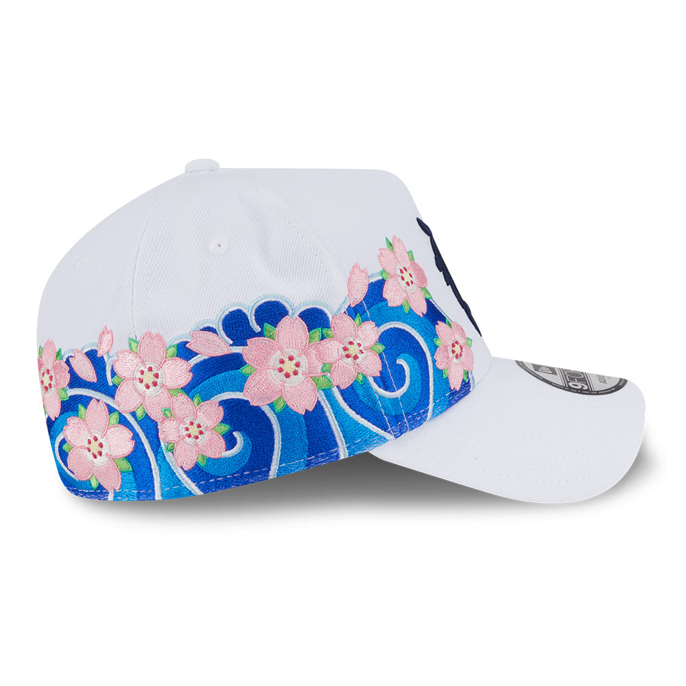 new era detroit tigers sakura pack ss26 white 9forty a frame adjustable cap opposite side or other angle view