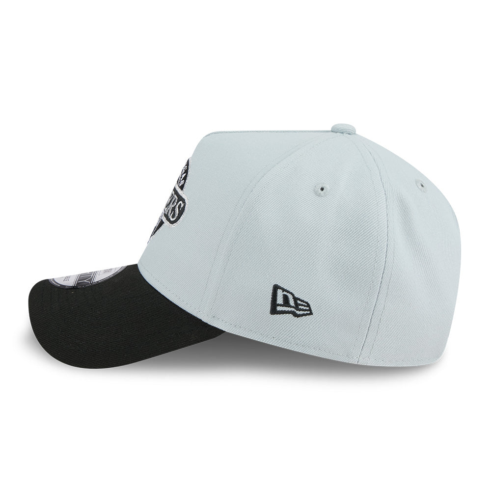 las vegas raiders nfl rivalry ss26 snow grey 9forty a frame adjustable cap other side