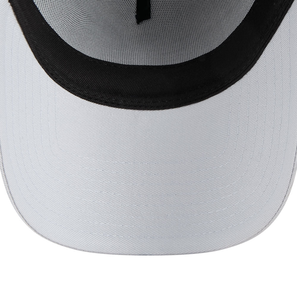 new era wordmark basic ss26 silver snow 9forty a frame adjustable cap opposite