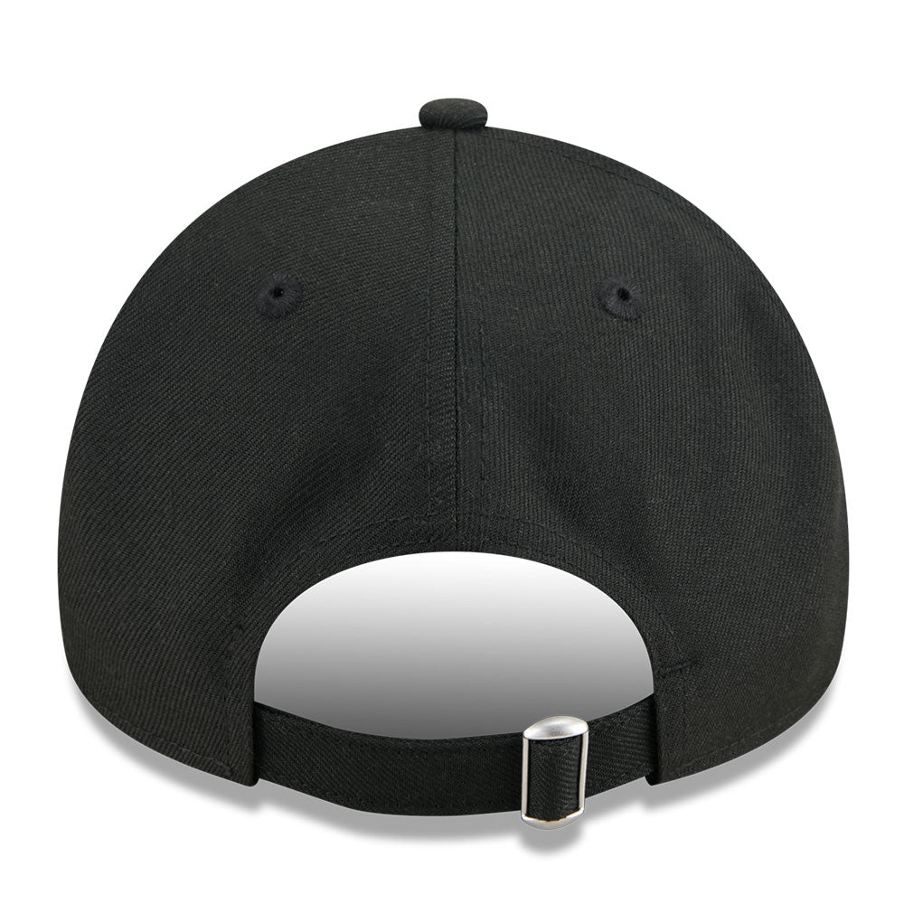 new era los angeles dodgers metal badge ss26 black 9forty a frame adjustable cap angle