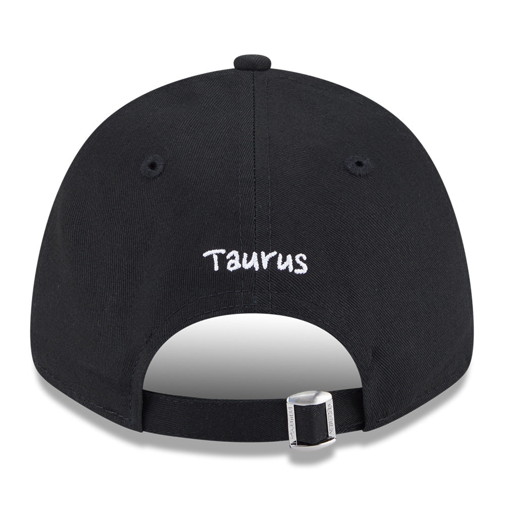 zodiac sign pack ss26 taurus black 9forty adjustable cap back angle