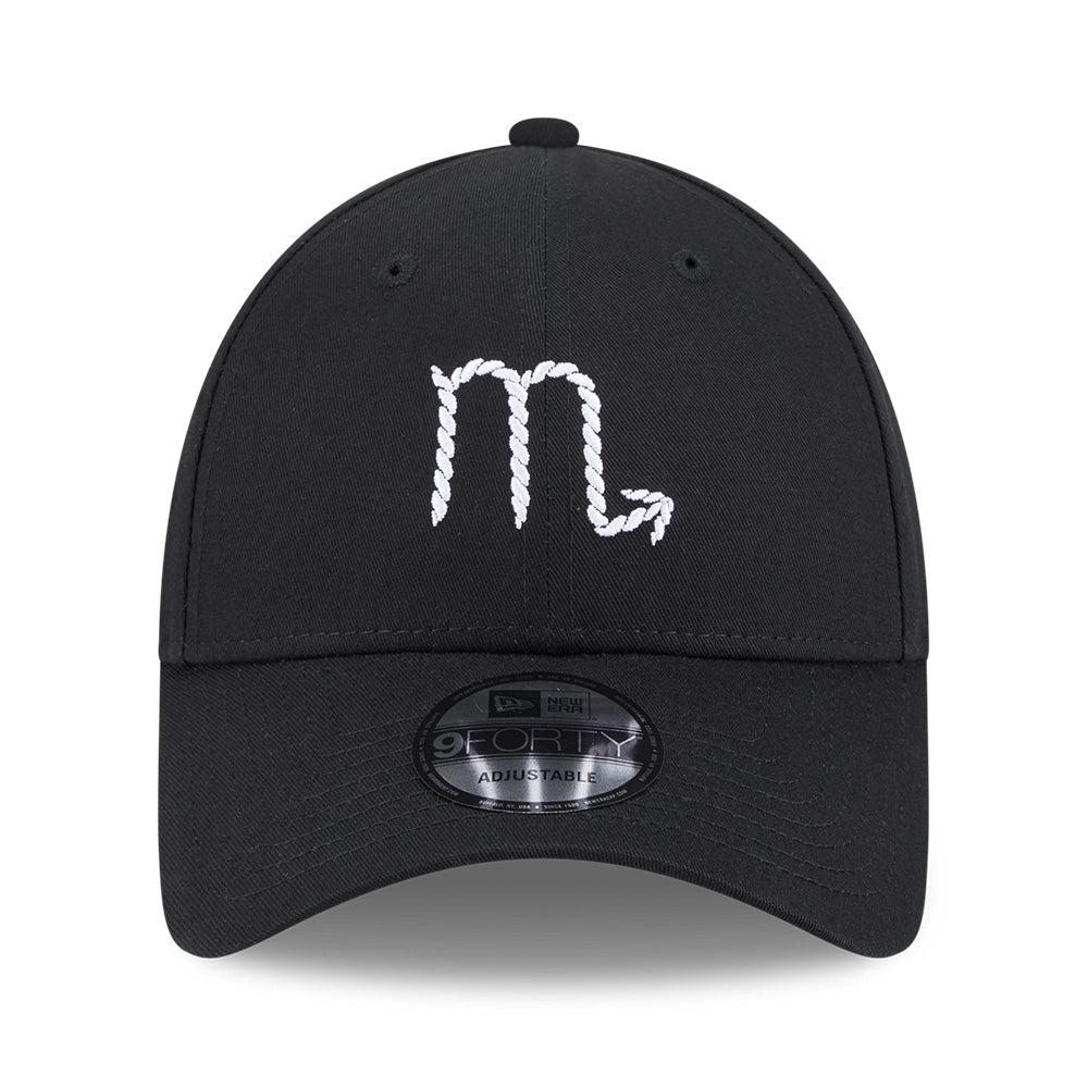 zodiac sign pack ss26 scorpio black 9forty adjustable cap other side