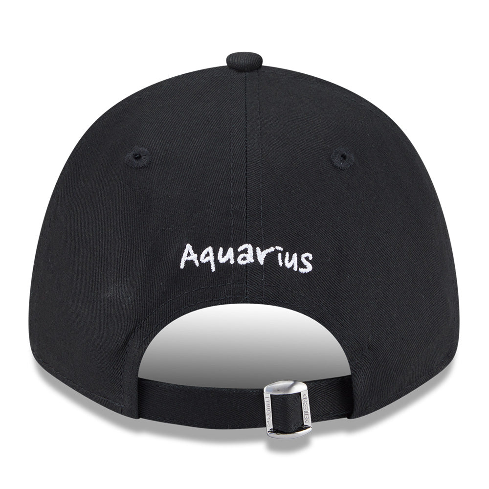 zodiac sign pack ss26 aquarius black 9forty adjustable cap back angle