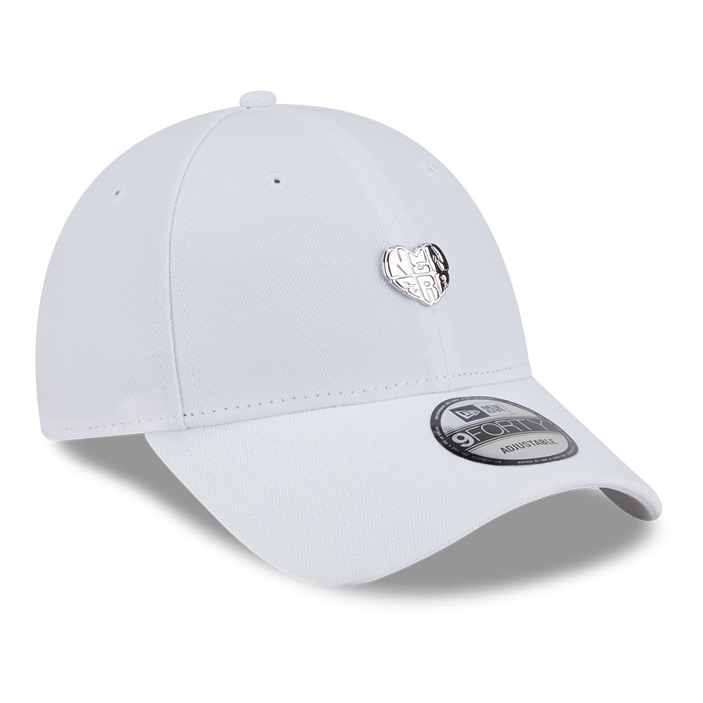 valentines pack white 9forty adjustable cap logo and print