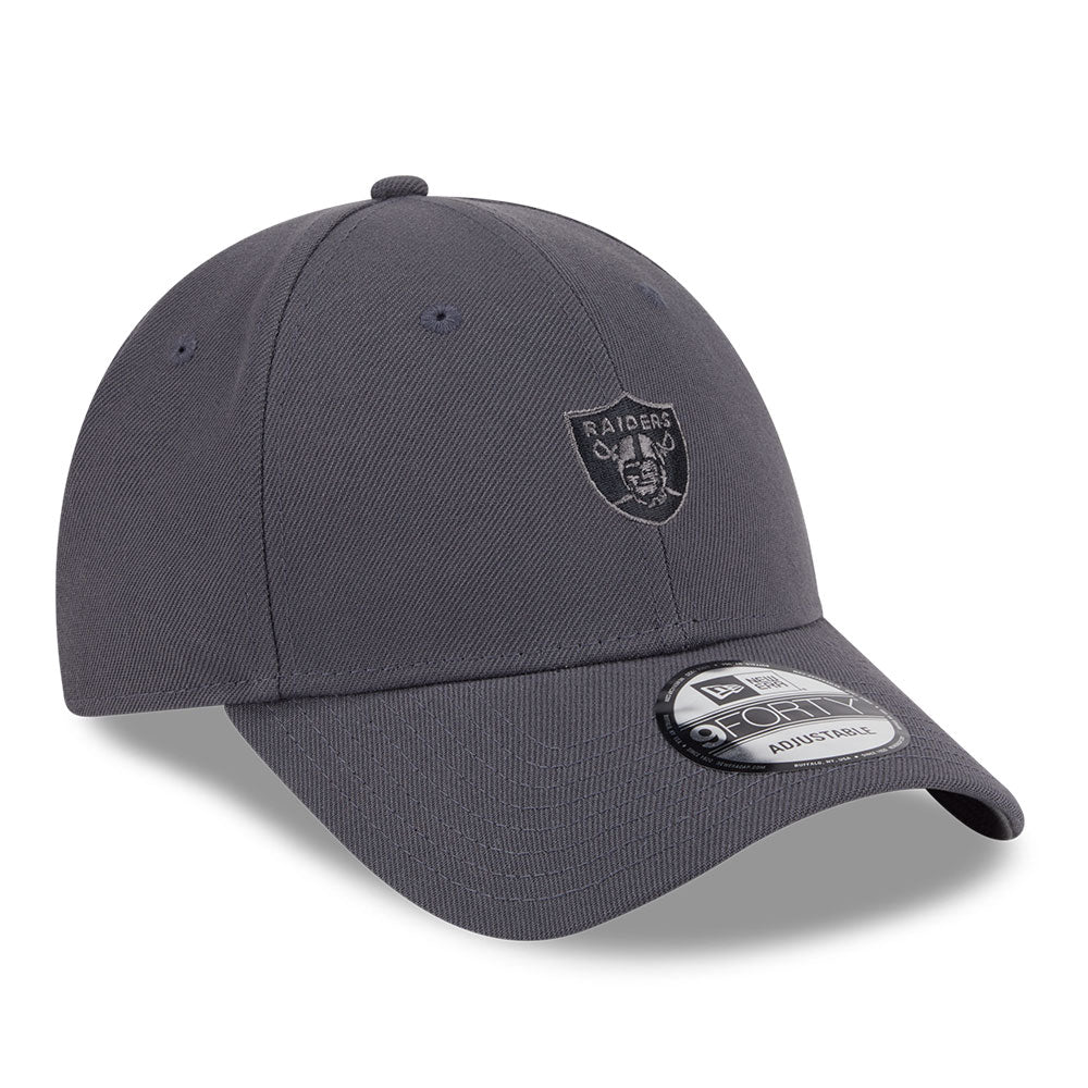 new era las vegas raiders raiders wear black graphite 9forty adjustable cap opposite