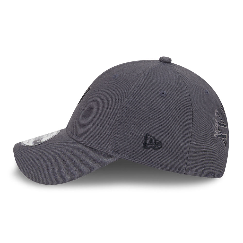 new era las vegas raiders raiders wear black graphite 9forty adjustable cap logo and print